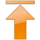 Arrow, top, upload icon
