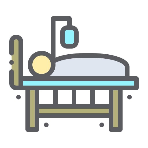 Case, coronavirus, covid19, hospital, patient, treatment icon