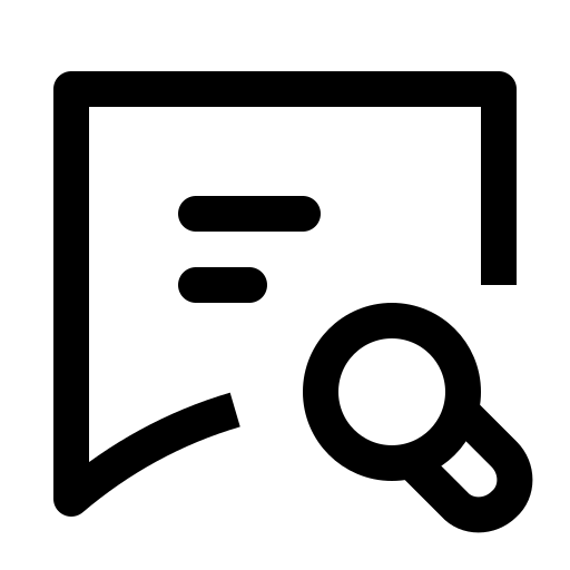 Chat, communication, message, search, sms icon