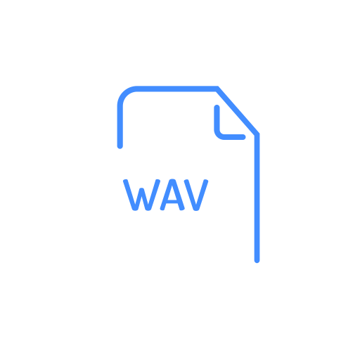 File, extenstion, wav icon