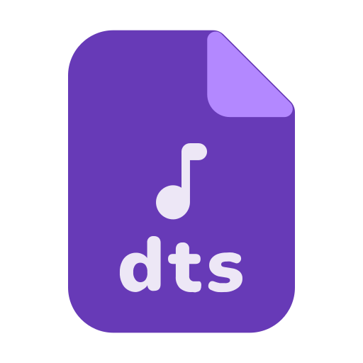 Ext, dts, dolby, surround-sound, file, format, extension icon