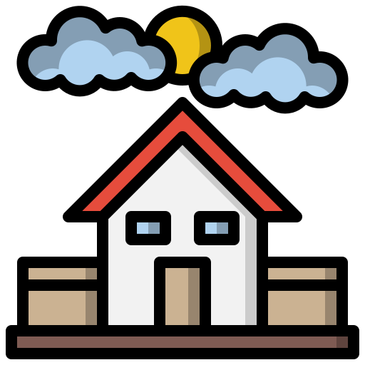 And, architecture, estate, home, house, page, real icon