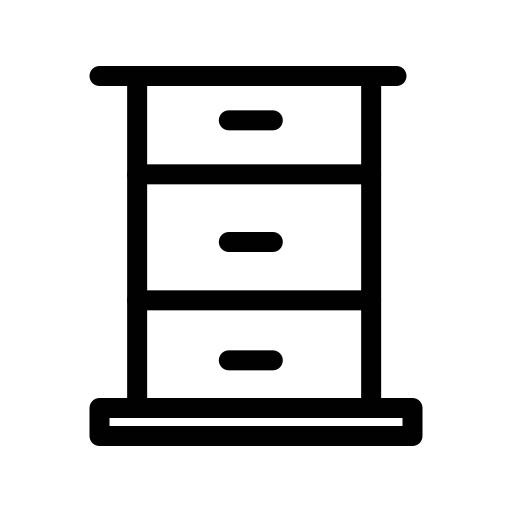 Cabinet, furniture, home, house, living, offie, room icon