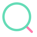 Search,Blue,Pink,Find,Zoom