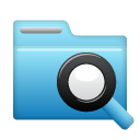 Folder, search icon
