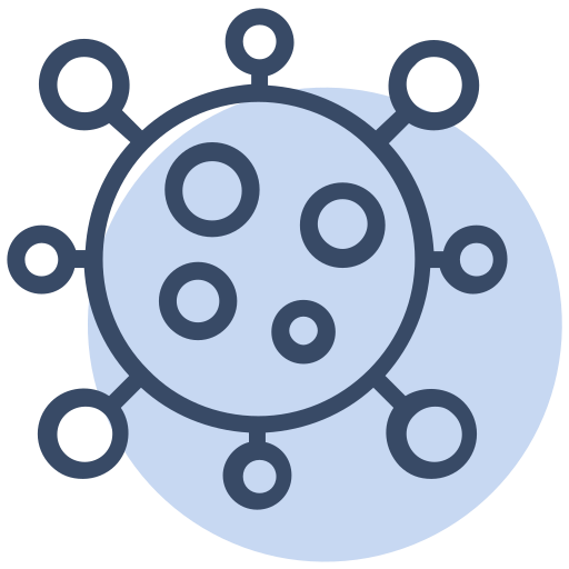Corona, coronavirus, covid19, genome, infection, spread, virus icon