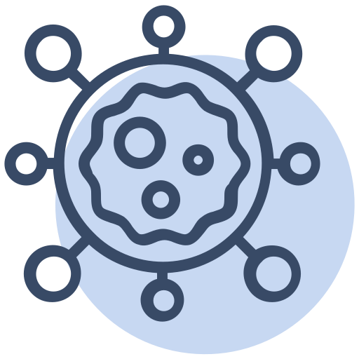 Corona, coronavirus, covid19, genome, infection, spread, virus icon