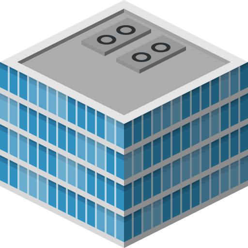 Building, skyscraper icon
