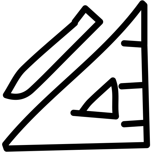 Building, construction, contructor, professional, project, ruler icon