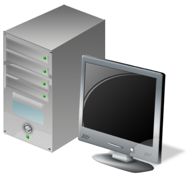 Computer, d, plan icon