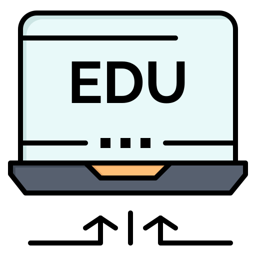 Arrow, education, hardware, laptop icon
