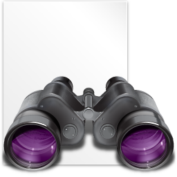 File, find, binoculars icon