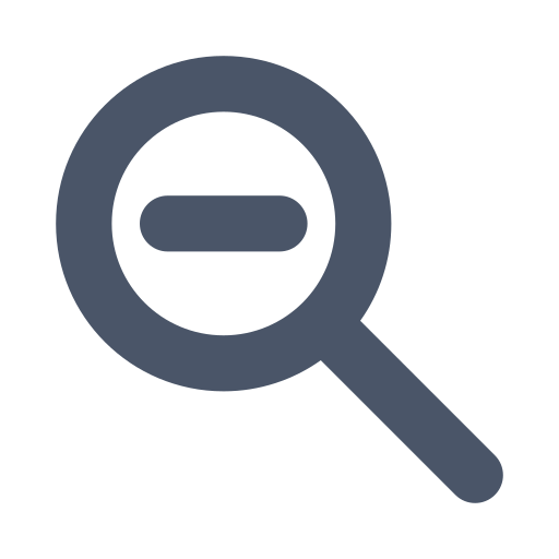 Out, zoom icon