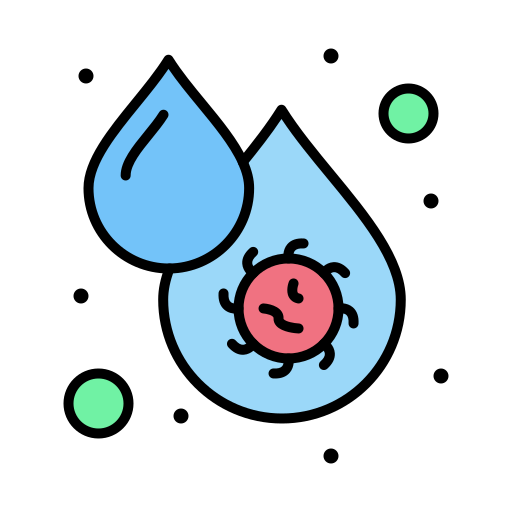 Blood, dengue, fever, platelets, virus icon
