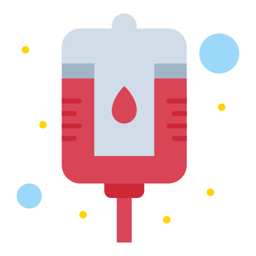 Blood, bottle, packet icon