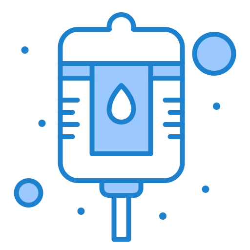 Blood, bottle, packet icon