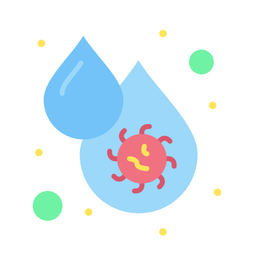 Blood, dengue, fever, platelets, virus icon