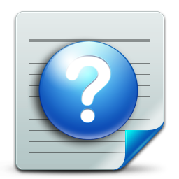 Document, help icon