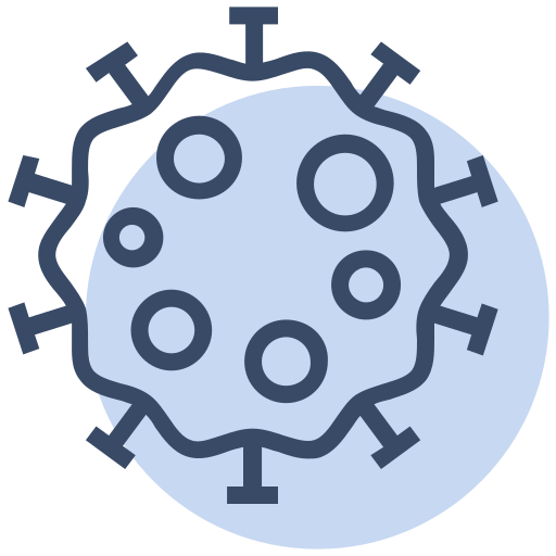 Corona, coronavirus, covid19, genome, infection, spread, virus icon