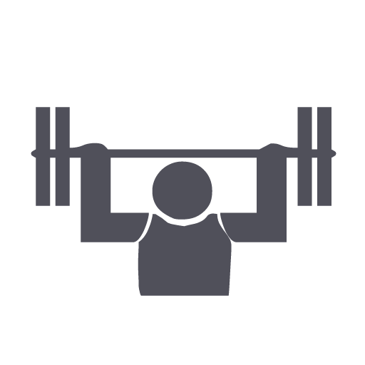 Body, building, gym, weight icon