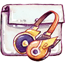 Folder, music icon