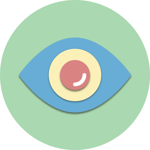 Eye, explore, find, glass, look, view, vision icon