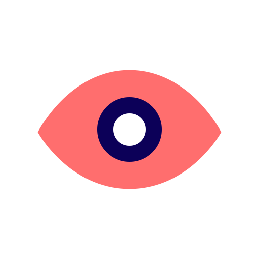 Active, eye, show, visible, find, look, see icon