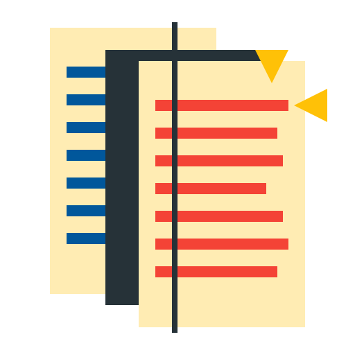Templet, tooling, paper, sheet, text icon