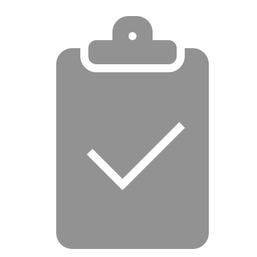 Clipboard, checked icon