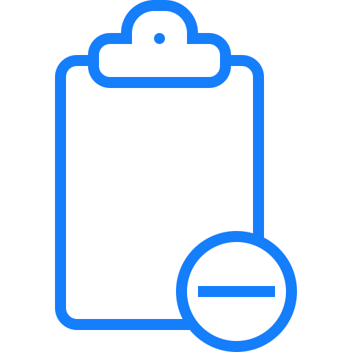 Clipboard, remove icon