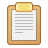 Clipboard, document, paper icon