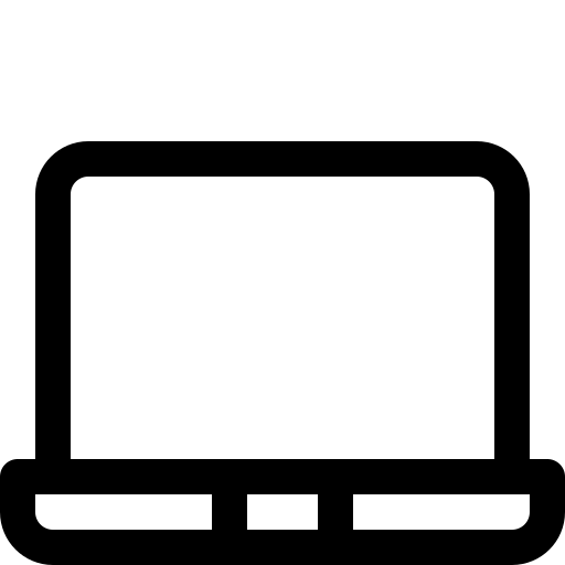 Ui, essential, app, laptop icon