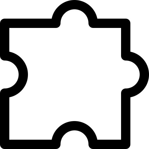 Ui, essential, app, jigsaw icon