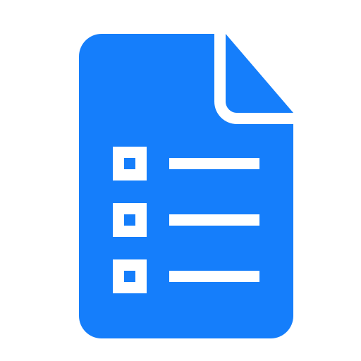 Document, list icon