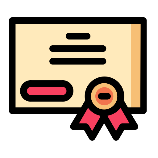 Document, certificate, finance, certification, business icon