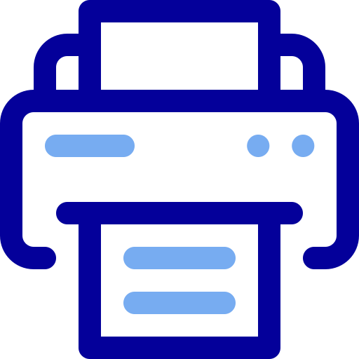 Printer, print, machine, office, business, document icon