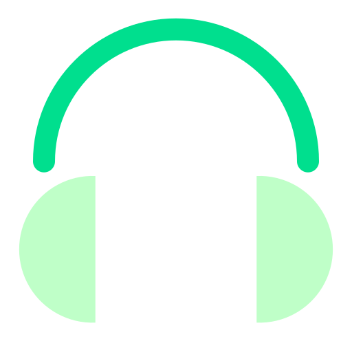 Earphones, headphone, headset, music icon