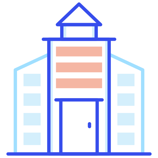 Building, clinic, healthcare, hospital icon