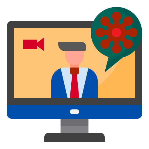 Coronavirus, covid19, hospital, information, live icon