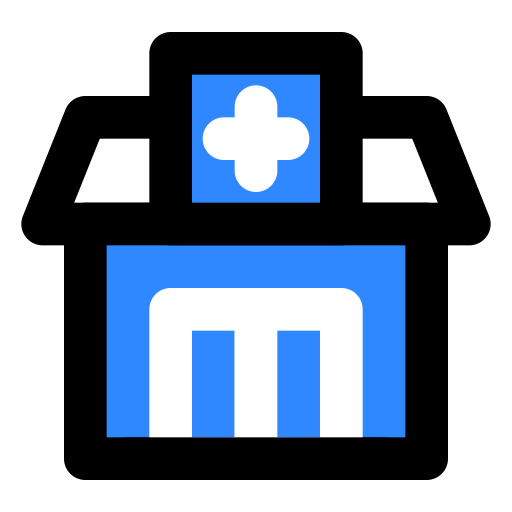 Hospital, two icon