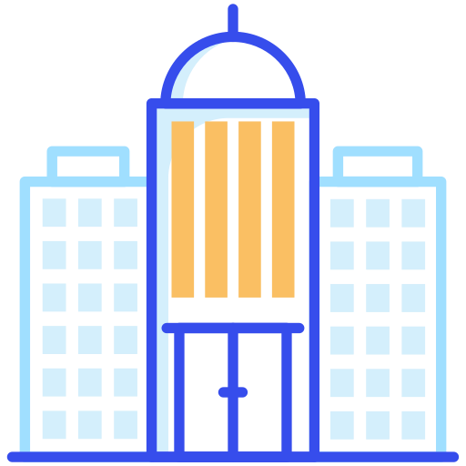 Bank, building, government, panteon icon