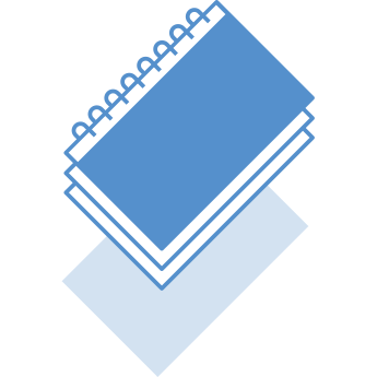 File, notebook, paper icon