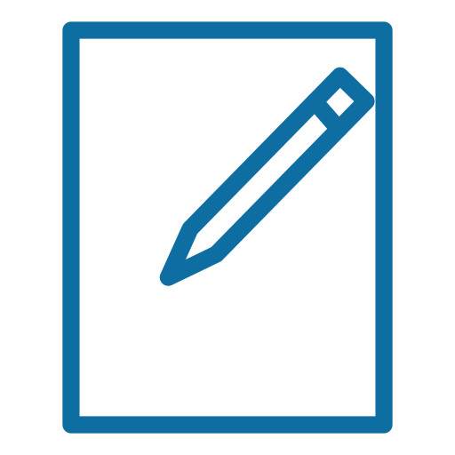 Paper, pencil, document, pen, write, data, text icon