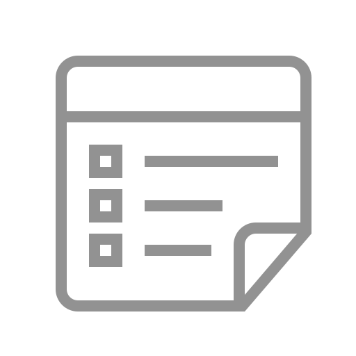 Note, list icon