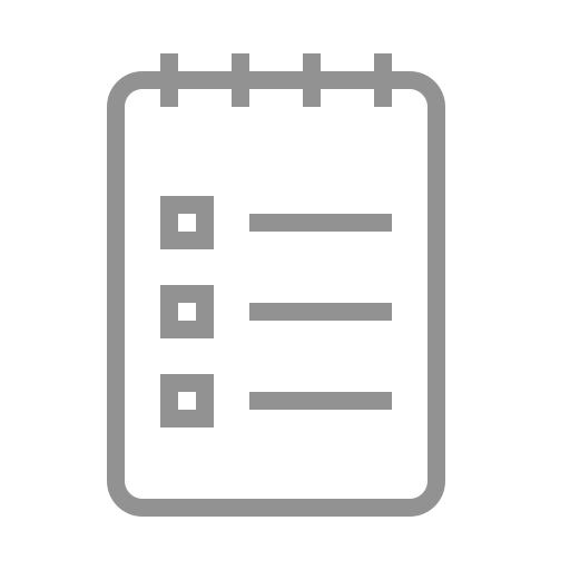 Notebook, list icon