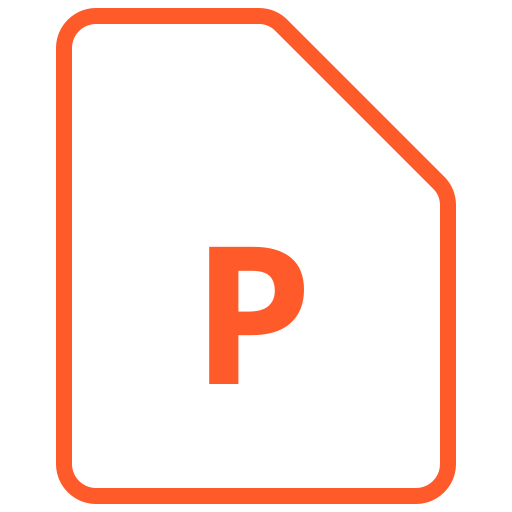 Adobe, document, file, powerpoint, presentation, report icon