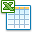 Excel, table icon