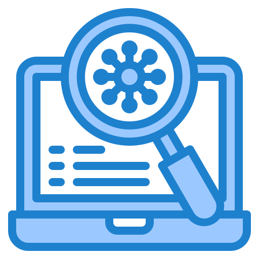 Corona, coronavirus, covid19, search, virus icon