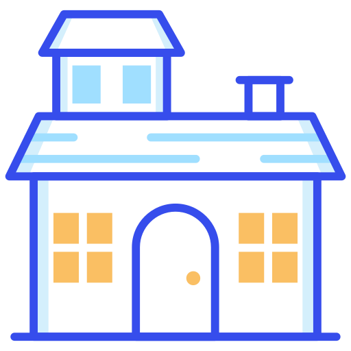 Building, company, coverage, insurance, office icon