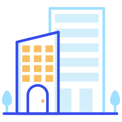 Apartment, building, home, house, townhouse icon